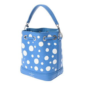 Louis Vuitton Yayoi Kusama LVYK Noe Handbag Leather Clair Empreinte Blue
